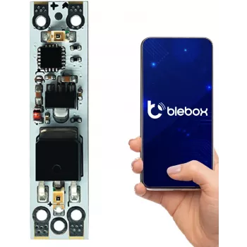 BLEBOX Twilight Switch – pametni senzor mraka z Wi-Fi, 230V AC, podometna montaža, bel