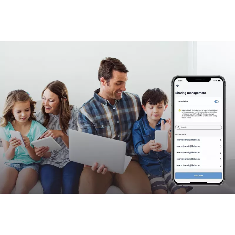 BLEBOX inputSensorQ WiFi modul s 4 vhodi
