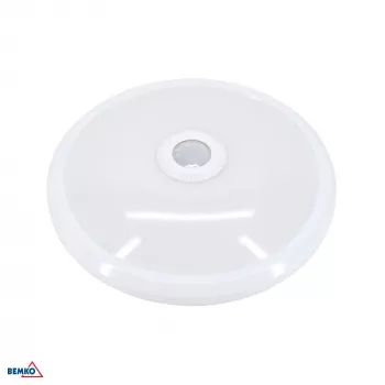 BEMKO DORIA LED stropna svetilka 12W 4000K 1000lm IP20 s PIR senzorjem, bela