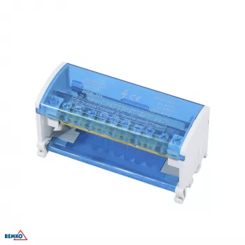 SCHELINGER razdelilni blok 22 sponk 2x11 (7x5,3mm + 2x7,5mm + 2x9mm)