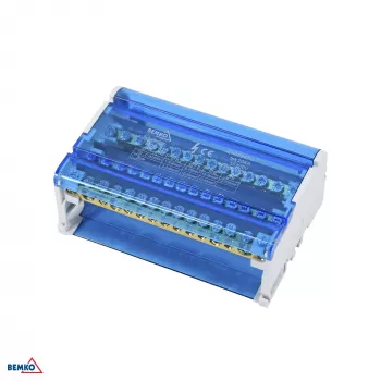 SCHELINGER razdelilni blok 60 sponk 4x15 (11x5,3mm + 2x7,5mm + 2x9,1mm)