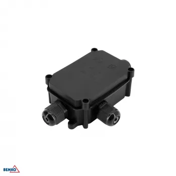 BEMKO E04-HP3-PG9-IP66 hermetična razdelilna omarica s 3 kabelskimi uvodnicami IP66