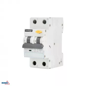 SCHELINGER RCBO 2P B 25A 30mA tip AC zaščitno stikalo na diferenčni tok z zaščito pred preobremenitvijo