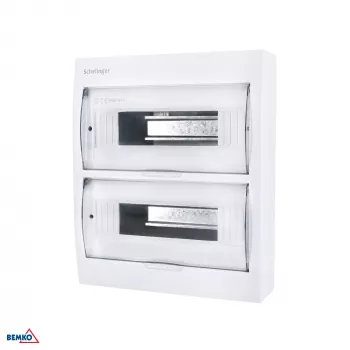 SCHELINGER A80-RDN-IP40-NPE-24P nadometna razdelilna omarica IP40 24N+24PE 2x12P