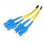 OPTIX enorodovni dupleks SC/UPC na SC/UPC optični patch kabel 2m