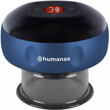 Humanas BB01 Plus elektronska naprava za masažo z vakuumskimi kozarci - modra
