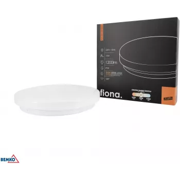 Stropna svetilka LED KAFLER FIONA 12W 3000/4000/6500K 1200lm IP20 bela