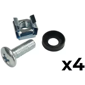 ATTE ADD-RACK2U2 vgradni montažni adapter 2U 19-palčna omarica, črn