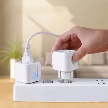 GreenBlue na daljavo upravljiva vtičnica Wi-Fi, Android/iOS/Alexa/Google Home, časovnik, merilnik moči, največ 16A/3840W, GB735 W