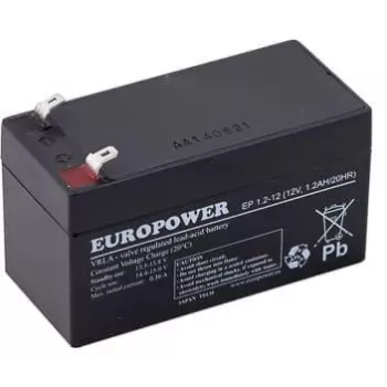 Baterija AGM EUROPOWER EP 1.2-12 12V 1.2Ah (življenjska doba 6-9 let)