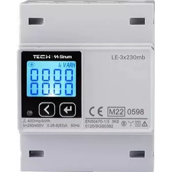 Trifazni dvosmerni števec energije LE-3x230mb Tech Sterowniki