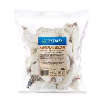 PETMEX kunčje tačke s krznom pasja žvečljiva poslastica 500g