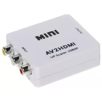 DELTA pretvornik AV v HDMI črn