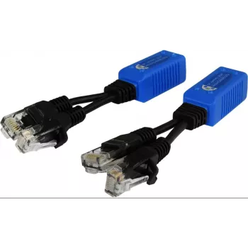 Pulsar P-POE2 pasivni PoE razdelilnik 2x RJ45 vtič na 1x RJ45 vtičnico