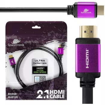 SPACETRONIK kabel HDMI 2.1 8K 1,5m SH-SPR015
