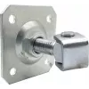 PSG nastavljiv varilni tečaj 61.019.01 s pritrdilno ploščo 100x100x4mm - navoj M20 (pocinkano oko)