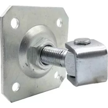 PSG nastavljiv varilni tečaj 61.019.01 s pritrdilno ploščo 100x100x4mm - navoj M20 (pocinkano oko)