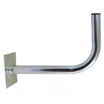 ROBSON stenski nosilec antene L400 (40 cm) – pocinkano jeklo, srebrn