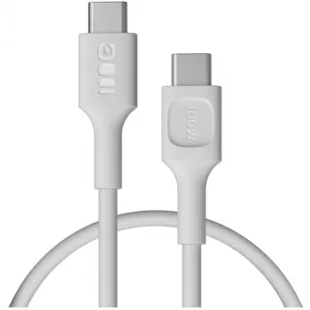 Green Cell PowerFlex kabel USB-C na USB-C 100W PD hitro polnjenje 0,3m bel