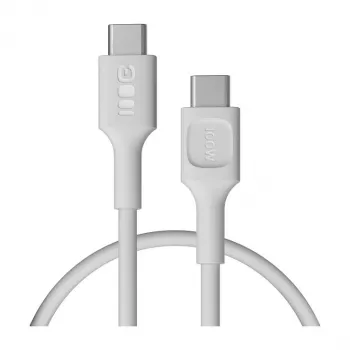 Green Cell PowerFlex kabel USB-C na USB-C 100W PD hitro polnjenje 0,3m bel