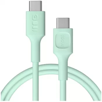 Green Cell PowerFlex hitri polnilni kabel USB Type-C na USB Type-C 100W mint zelena 1,2m