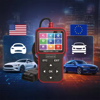 ZENWIRE V620 diagnostični bralnik OBD2 ELM327 vmesnik CAN