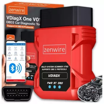 Diagnostični bralnik OBD2 ELM327 VDiagX V016 z vmesnikom Bluetooth