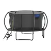 MERACH MR-2429B3 trampolin, 4,5 m (15 ft) okrogel z varnostno mrežo, maks. 150 kg, 96 vzmeti
