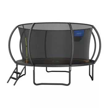 MERACH MR-2429B3 trampolin, 4,5 m (15 ft) okrogel z varnostno mrežo, maks. 150 kg, 96 vzmeti