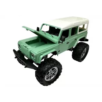 Double E daljinsko vodeni avtomobil Jeep R/C, zelen, 7,5 km/h, 1:14, 2,4G