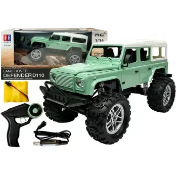 Double E daljinsko vodeni avtomobil Jeep R/C, zelen, 7,5 km/h, 1:14, 2,4G