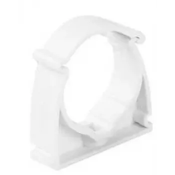 STASIŃSKI SP. Z O.O. zaskočna objemka za kabel bela UZE-22 (paket 100 kosov)