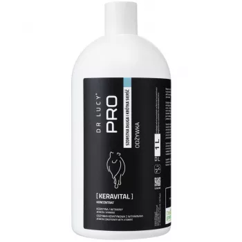 DR LUCY PRO KERAVITAL keratin in vitamin balzam za pse z dolgo, grobo dlako, 1L
