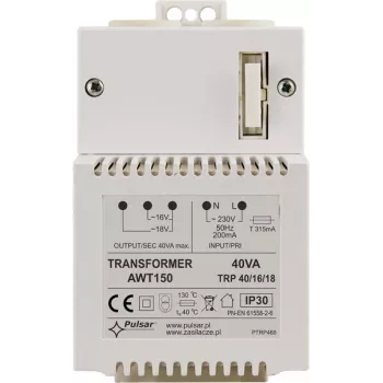 Pulsar AWT150 napajalni transformator 40VA 16V/18V AC