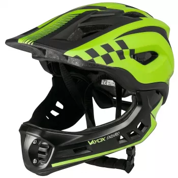 Vayox VA0421GS enduro čelada zelena, velikost S