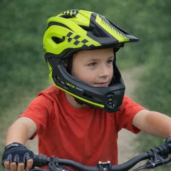 Vayox VA0421GS enduro čelada zelena, velikost S