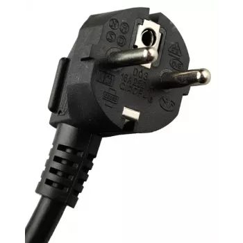 GETFORT LGF-06-Z 19-palčna 1U 6-mestna Schuko razdelilna enota (PDU) - 1,8 m kabel, 16 A, 230 V, črna