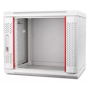 GETFORT WGF09-64EH-WGG 19-palčna 9U stenska omrežna omarica 600x450mm siva (RAL 7035)