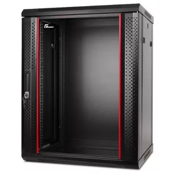 GETFORT CALI 19-palčna 15U stenska omarica 600x450 mm črna