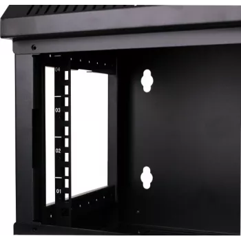 Getfort WGF04-33EH-WGB 10-palčna 4U stenska omarica 300x300mm črna