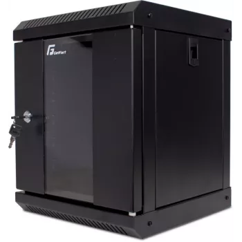 GETFORT WGF06-33EH-WGB 10-palčna 6U stenska omarica 300x300mm črna