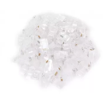 GETFORT RJ45 konektor Cat.5e Pass-Through UTP 8P8C 100 kosov