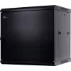GETFORT 19-palčna stenska omara 12U 600x600 mm jeklena vrata črna