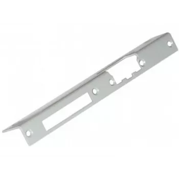 ELEKTRA-PLUS kotna dolga desna vratna rozeta, rjava, 240x40 mm, jeklo, barvano, za cilinder s profilom Euro, nadometna, notranja vrata, serija 2423