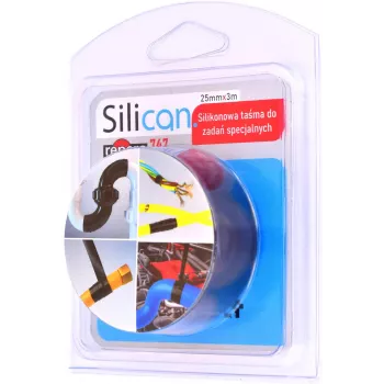 Repero 747 samozlivni silikonski trak 25mm x 3m, črn, TTE747S1-0025-03