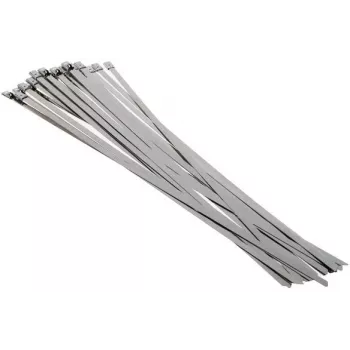 Jekleni napenjalni trak iz nerjavnega jekla 14,4 mm x 0,36 mm x 25 m BRADAS