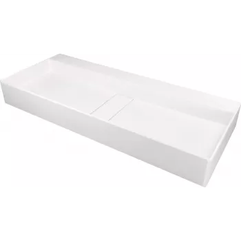 DEANTE granitni umivalnik za postavitev z rešetko - grafit 500x400mm