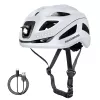 ROCKBROS ZK-077 pametna kolesarska čelada z integrirano večsmerno LED osvetlitvijo, 57-61 cm, bela