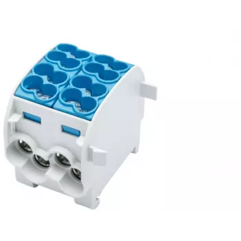 SIMET SCB 25-2 razdelilni blok Al/Cu, moder, 81505003