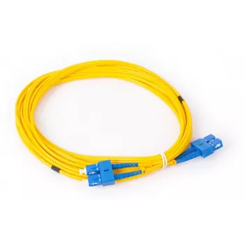 GETFORT GF-SUSUD5 enorodovni SC/UPC na SC/UPC dupleks optični patch kabel 5m, rumen